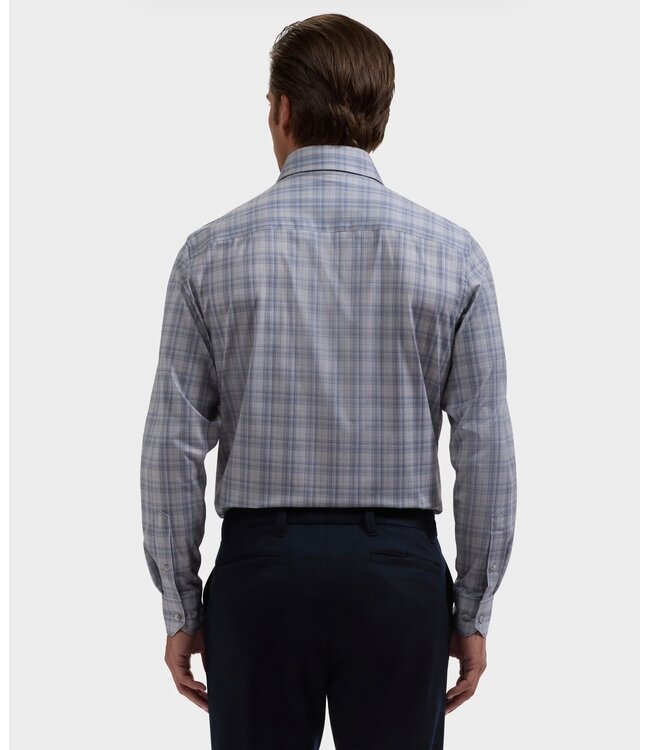 Modern Fit Cement Plaid Shirt