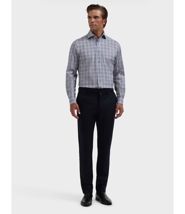 Modern Fit Cement Plaid Shirt