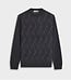 Anthracite Argyle Sweater