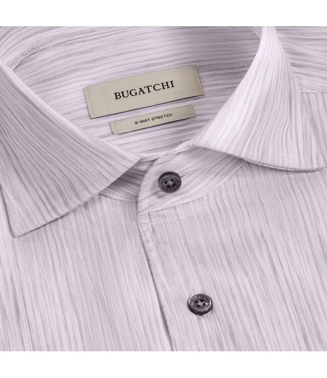 Modern Fit Platinum Striped Shirt