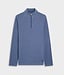 Marine Blue Herringbone 1/4 Zip