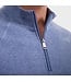 Marine Blue Herringbone 1/4 Zip