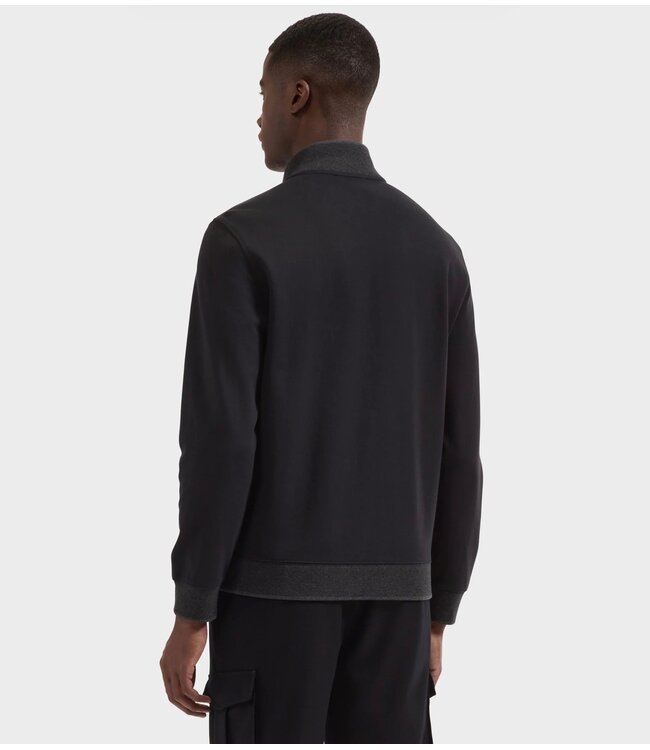 Black Textured 1/4 Zip