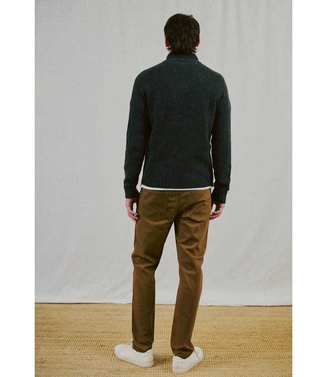 Dark Grey Svalbard 1/4 Zip Sweater