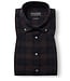 Modern Fit Brown Navy Plaid Shirt