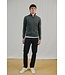 Grey Simbel Cable 1/4 Zip Sweater