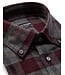 Modern Fit Wine Letsie Plaid Shirt