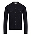 Navy Zaouma Full Button Sweater