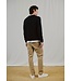 Navy Zaouma Full Button Sweater