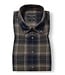BRUUN & STENGADE Modern Fit Green Bolkiah Plaid Shirt