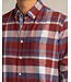 Modern Fit Steel Navy Plaid Shirt