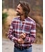 Modern Fit Steel Navy Plaid Shirt