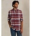 Modern Fit Steel Navy Plaid Shirt