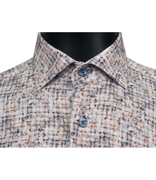 Modern Fit Multi Colour Print Shirt