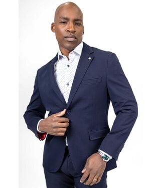 7 DOWNIE Modern Fit Navy Aventus Sport Coat