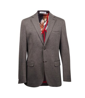 7 DOWNIE Modern Fit Brown Jersey Sport Coat