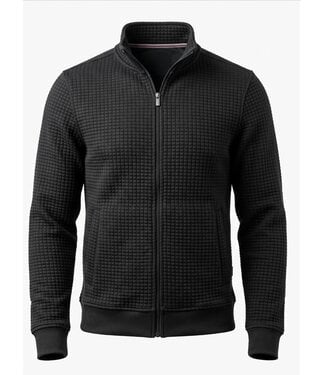 7 DOWNIE Modern Fit Black Full Zip Jacket