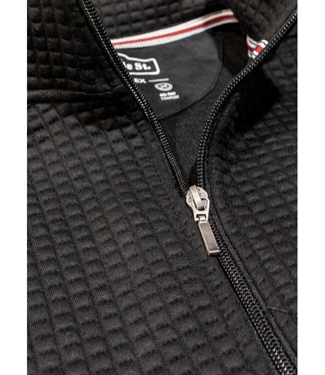 Modern Fit Black Full Zip Jacket