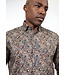 Modern Fit Brown Floral Paisley Shirt