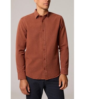 34 HERITAGE Modern Fit Tencel Terra Cotta Shirt