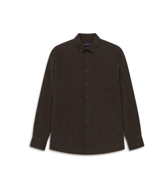 BUGATTI Modern Fit Brown Corduroy Shirt