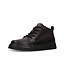 Brown Black Short Zipped Boots