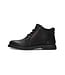 Black Short Boots with Side Zipper