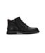 Black Short Boots with Side Zipper