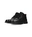 Black Short Boots with Side Zipper