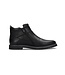 Black Double Zipper Short Boots