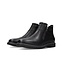 Black Double Zipper Short Boots