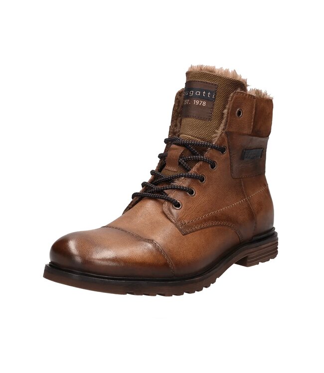 Cognac Side Zipped Boots