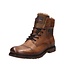 Cognac Side Zipped Boots