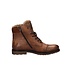 Cognac Side Zipped Boots