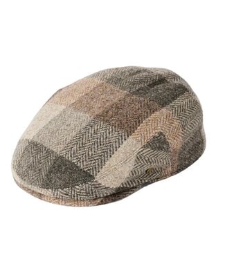 Stornaway Brown Flat Cap