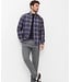Modern Fit Navy Brown Daniel Shirt