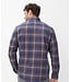 Modern Fit Navy Brown Daniel Shirt