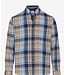 Modern Fit Navy Beige Plaid Daniel Shirt