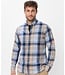 Modern Fit Navy Beige Plaid Daniel Shirt