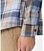 Modern Fit Navy Beige Plaid Daniel Shirt