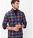 Modern Fit Navy Magenta Daniel Shirt