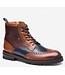 Tan Navy Britton Wingtip Boots