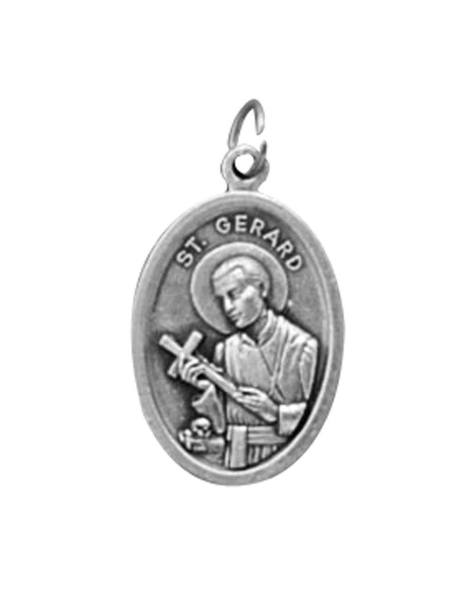 Autom St. Gerard / Our Lady of Perpetual Help Oxidized Medals