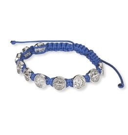 Autom St. Benedict Medal Bracelet - Blue