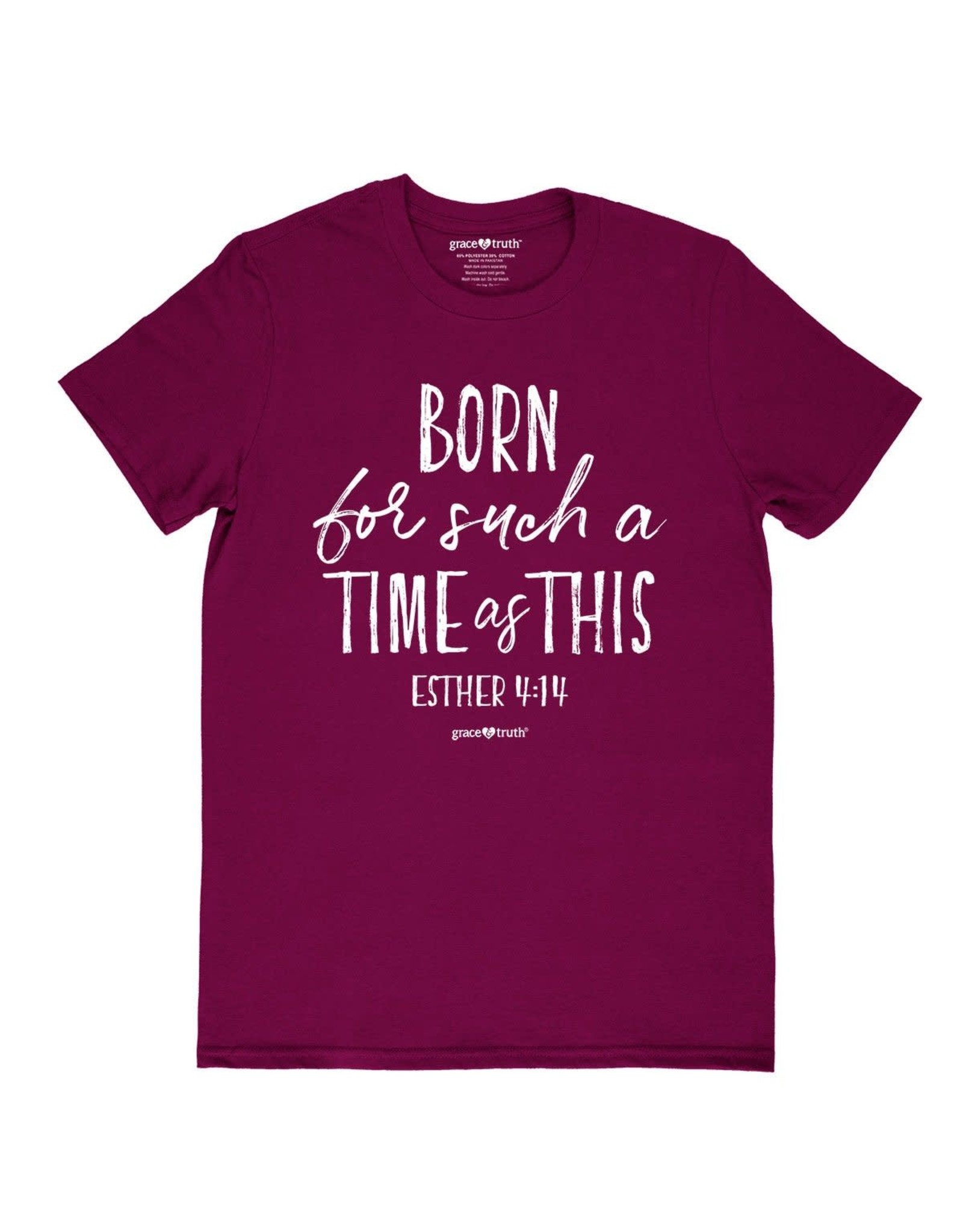 grace & truth grace & truth Such A Time Esther 4:14 Christian Women's T-Shirt