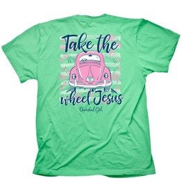 Cherished Girl Cherished Girl Jesus Take The Wheel T-Shirt