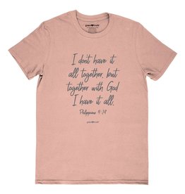 grace & truth grace & truth All Together Philippians 4:19 Christian T-Shirt