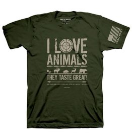 HOLD FAST HOLD FAST Christian T-Shirt I Love Animals