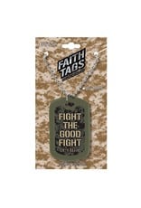 Faith Gear Faith Gear Christian Faith Tag Necklace The Good Fight