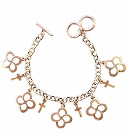 Faith Gear Faith Gear® - Swirl Cross Gold Women's Bracelet